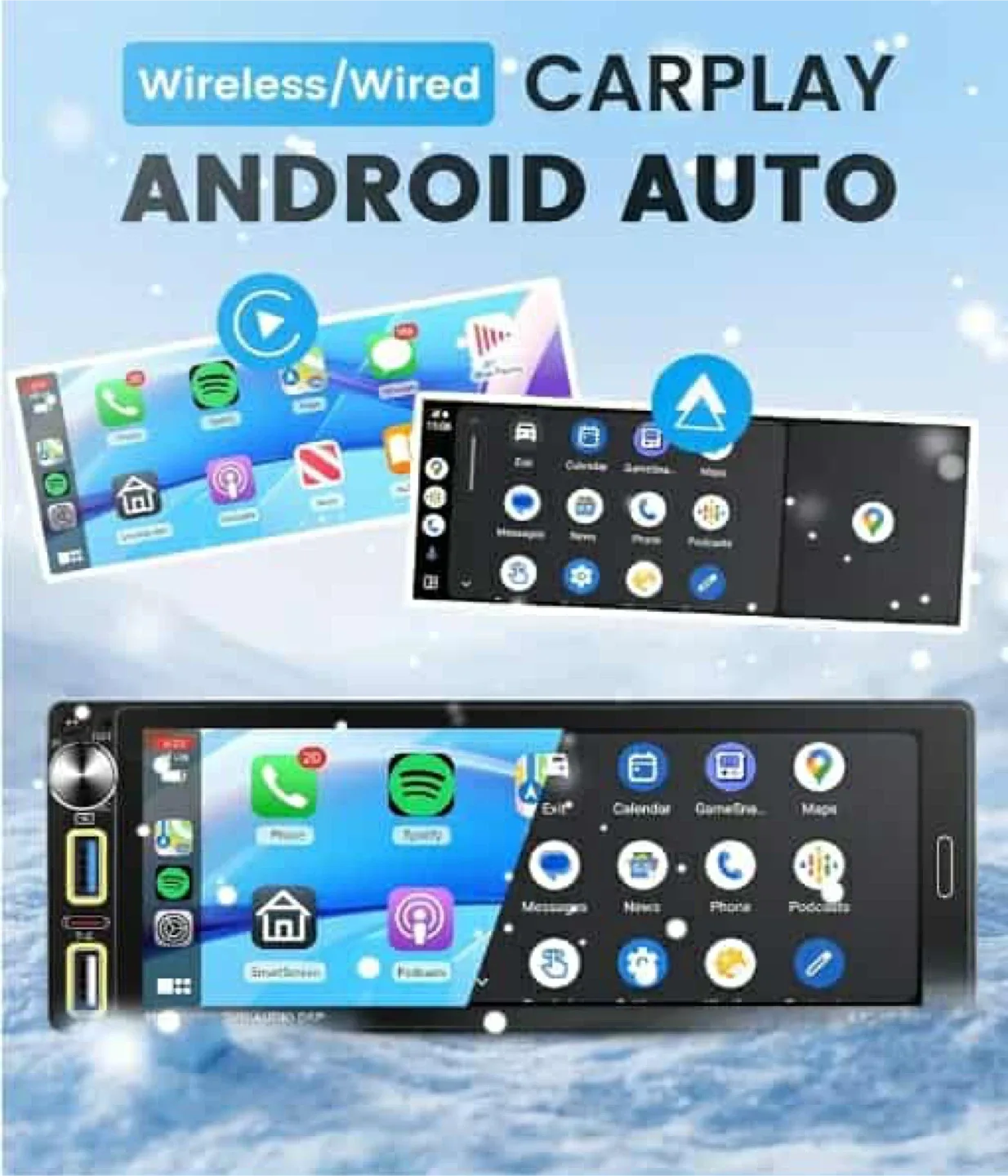 Car Stereo with Reversing Camera, 6.9" Display image indicator(2)