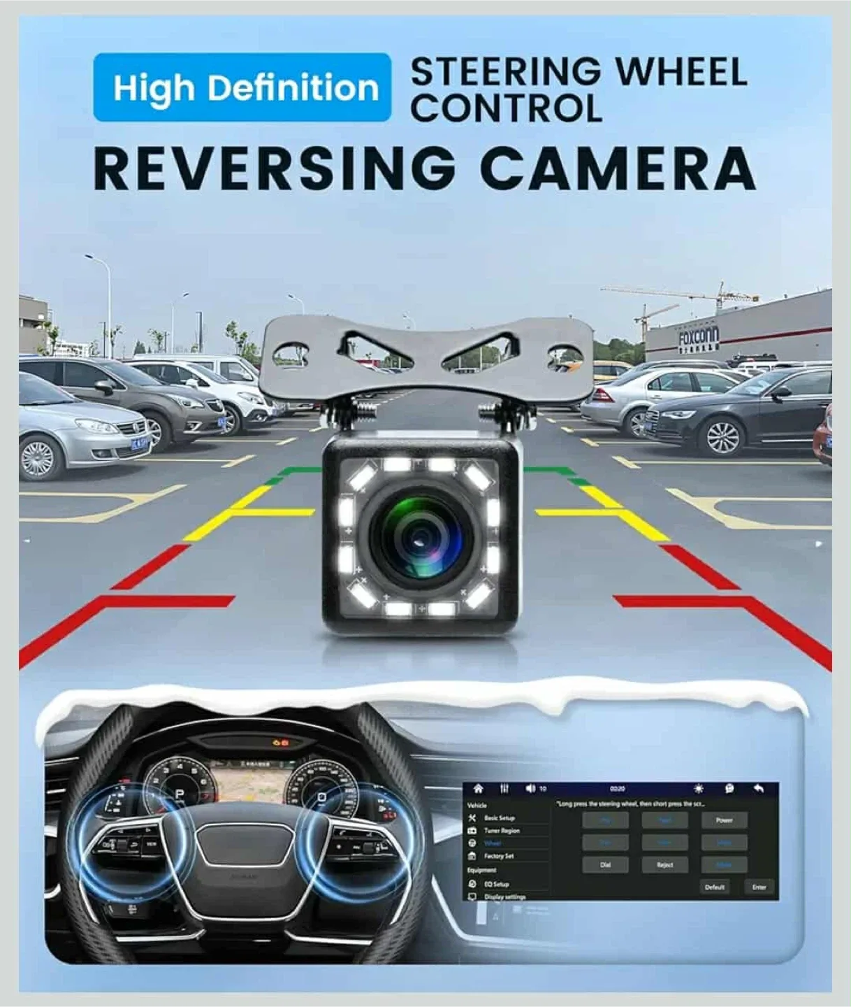 Car Stereo with Reversing Camera, 6.9" Display image indicator(5)