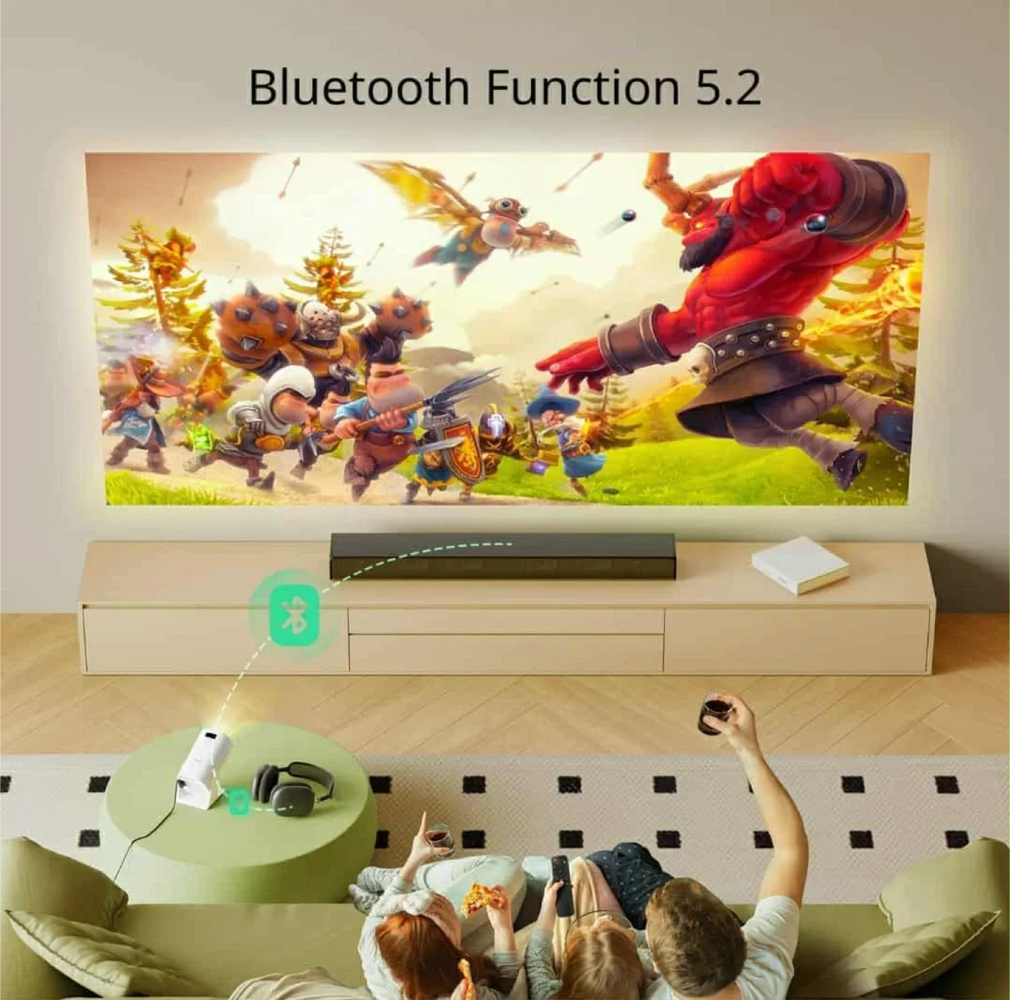 Yoton Projector - Portable iOS Wired Screen Mirroring image indicator(7)