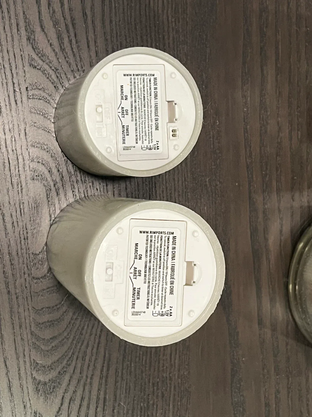 Glass candle holders with battery operated candles image indicator(5)