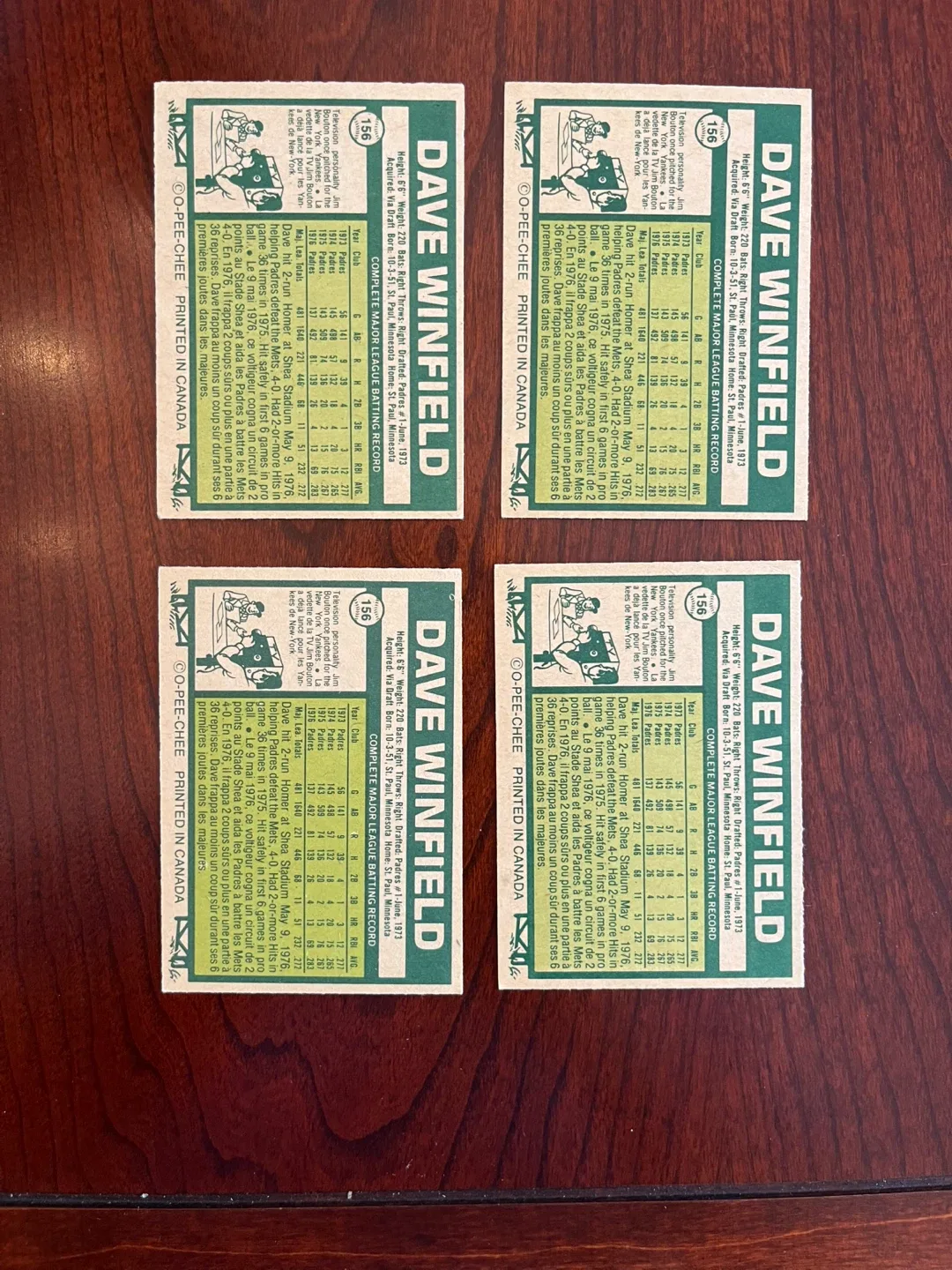 1977 O-PEE-CHEE 156 DAVE WINFIELD image indicator(2)