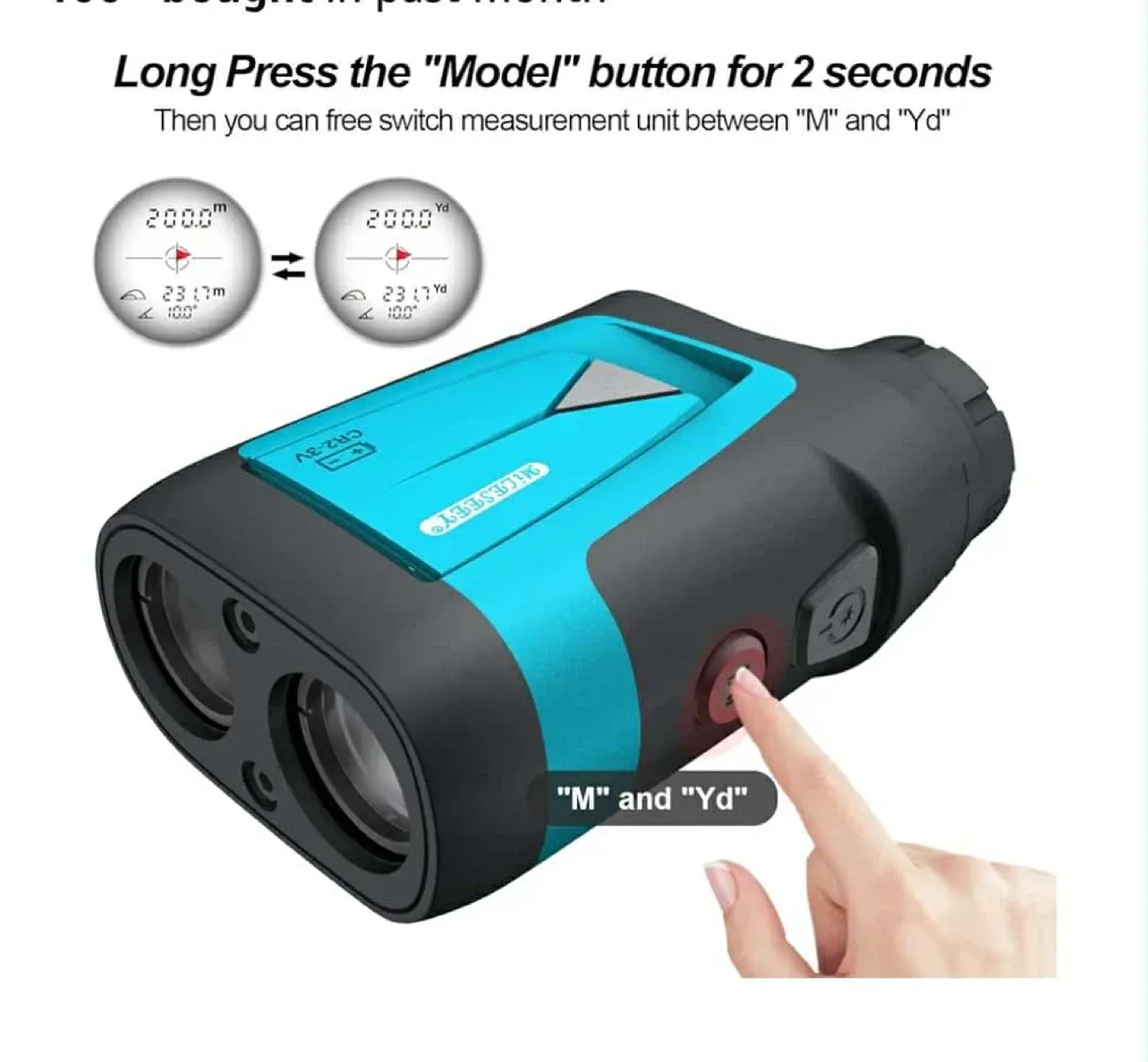 Mileseey Golf Laser Rangefinder with Case image indicator(4)