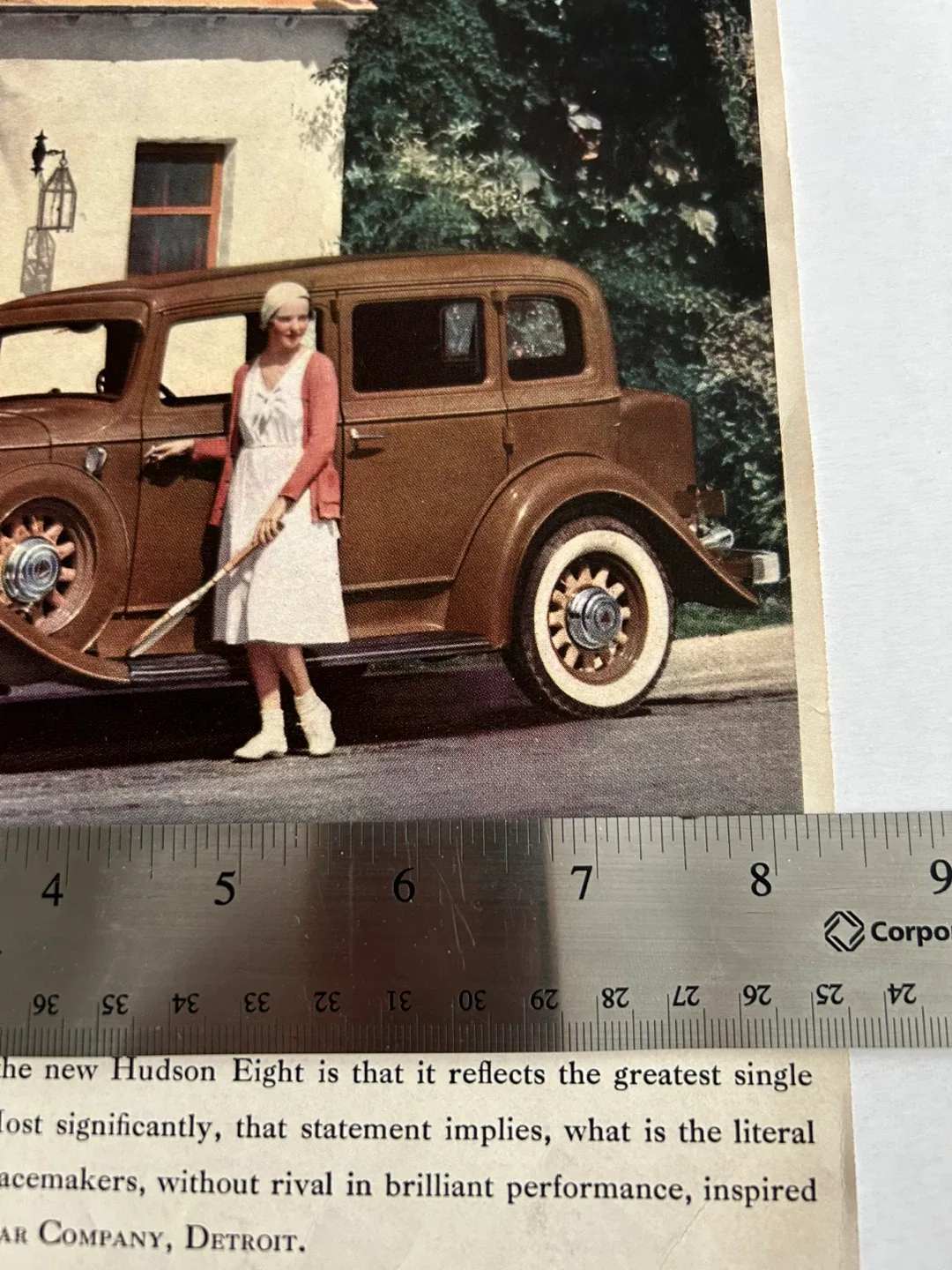 1932 Hudson Eight Sterling Series Special Sedan Art deco car ad image indicator(6)