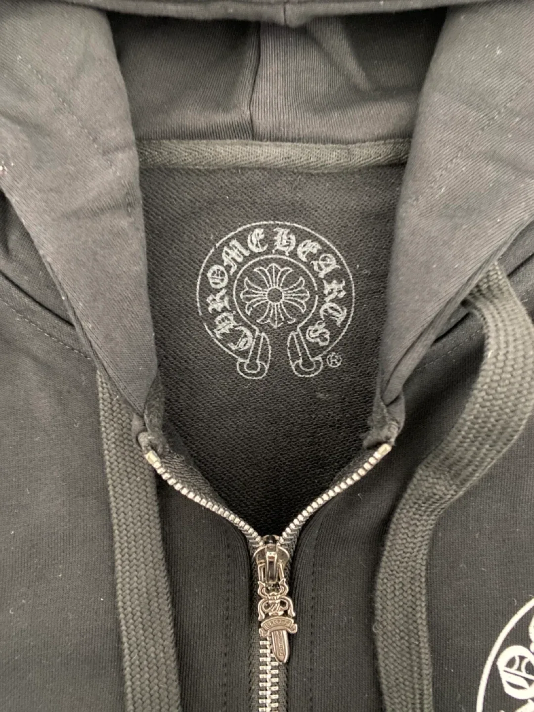 Chrome Hearts Black Zip-Up Hoodie image indicator(2)