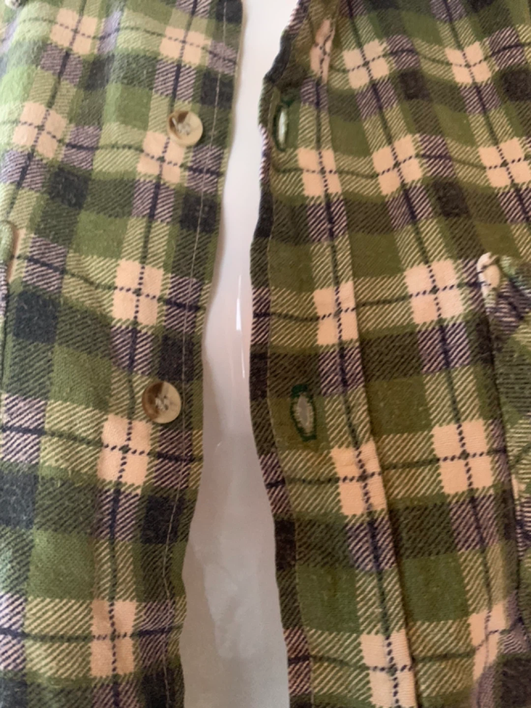 Green Plaid Flannel Shirt #CLEANOUT - photo 2