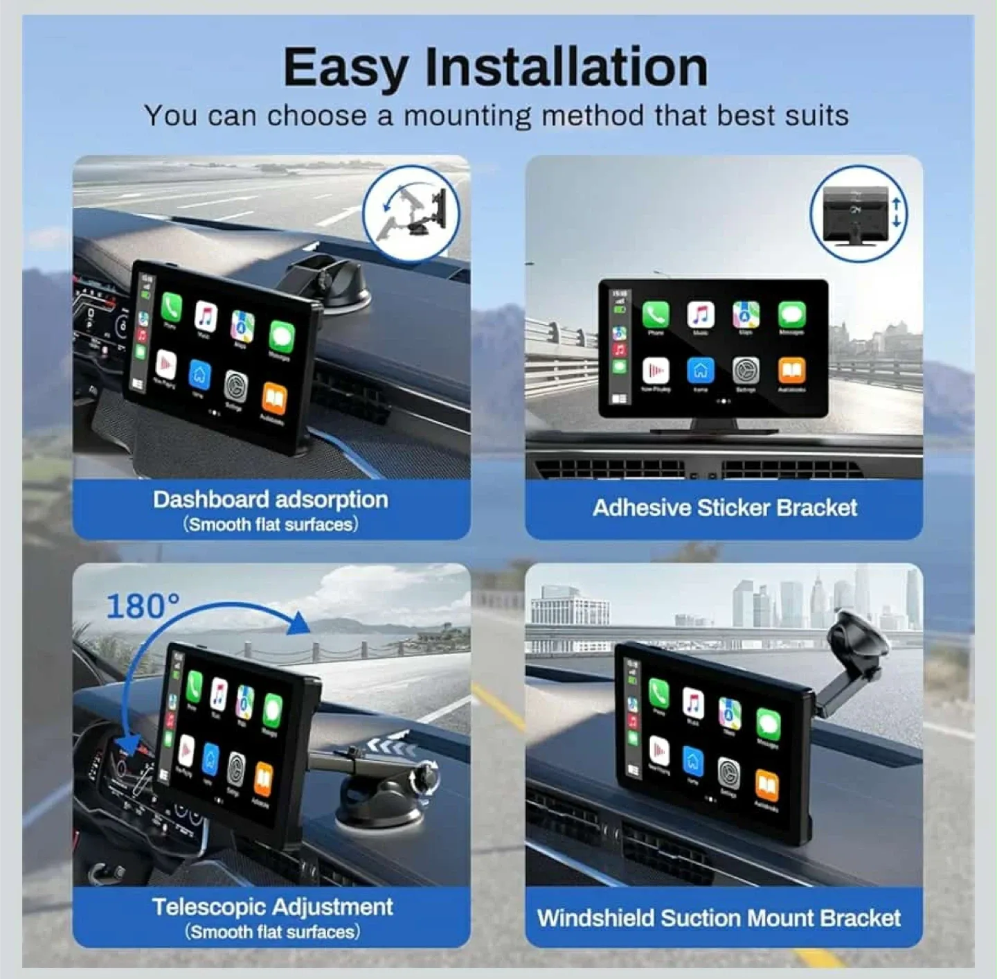 Car Stereo Wireless CarPlay & Android Auto image indicator(5)