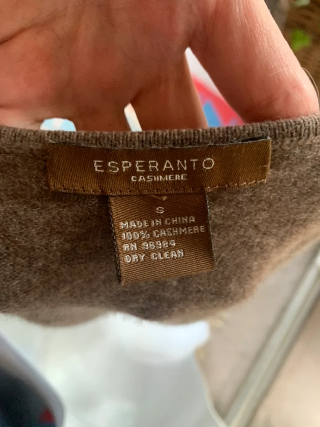 Esperanto Cashmere Sweater - Size S image indicator(2)