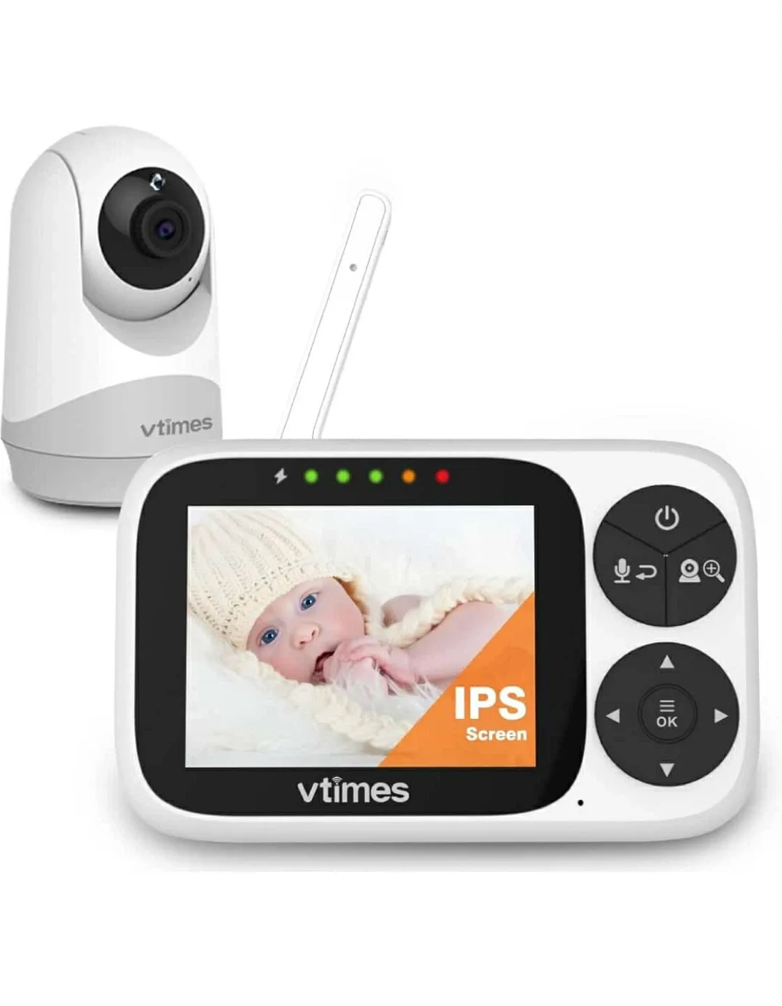 vtimes Baby Monitor with 2.4GHz FHSS