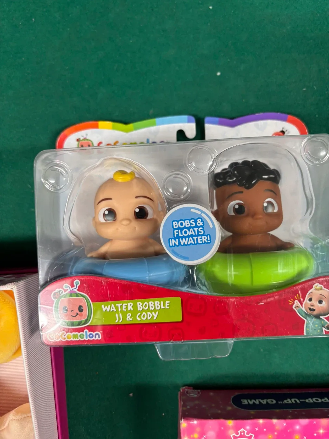 CoComelon Water Bobble each $5 JJ & Cody - New in Box!