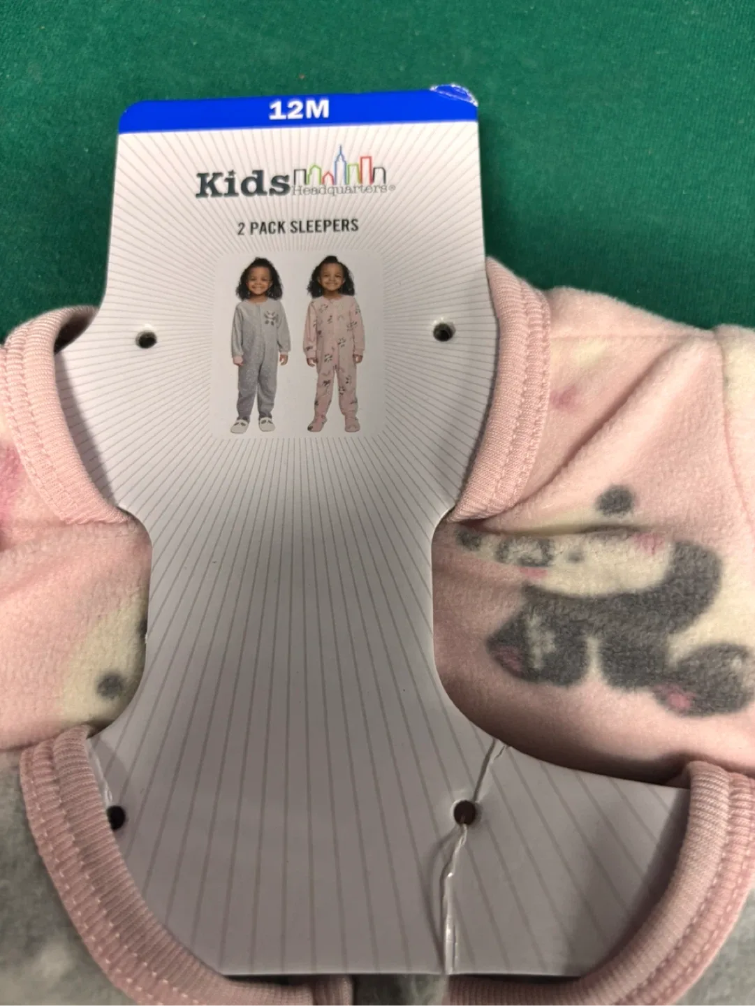 Kids Headquarters 2-Pack Sleepers, 12M