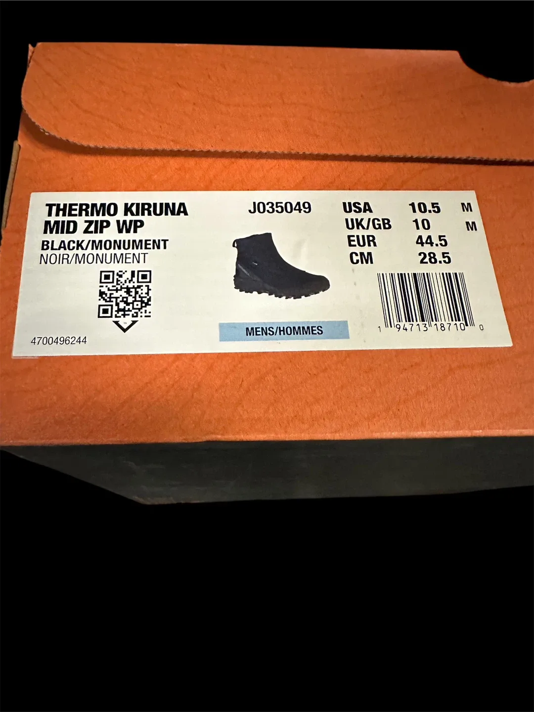 Merrell Thermo Kiruna mid zip Waterproof Black Winter Boots image indicator(6)