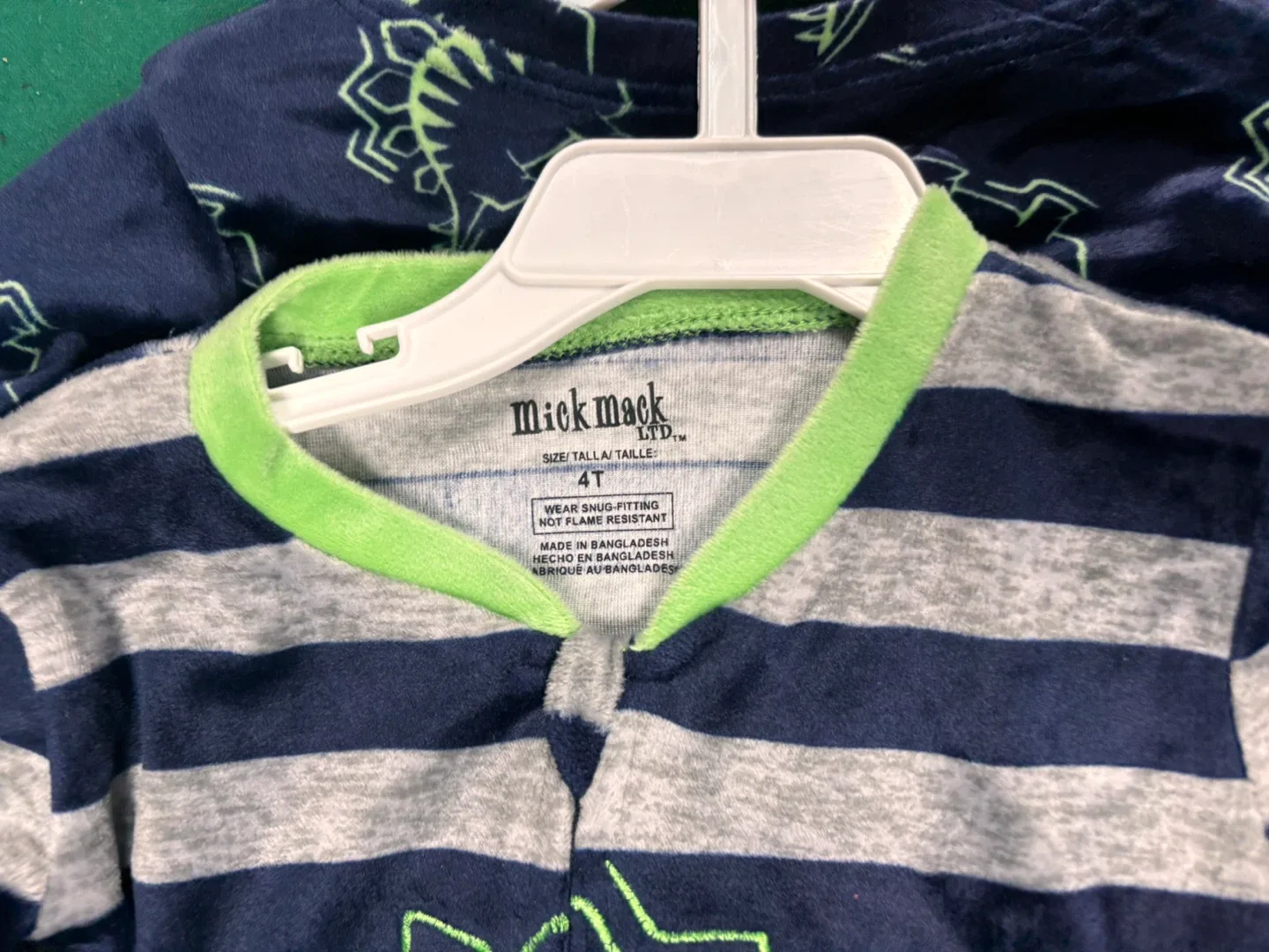 Mick Mack LTD 4T Dinosaur Pajamas image indicator(2)