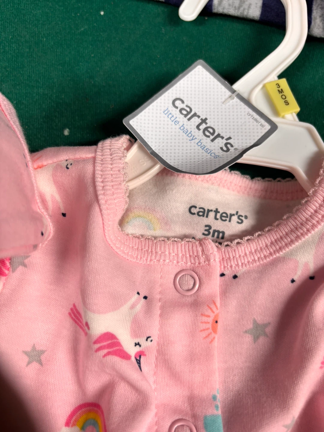 Carter's   Each $5 New born to 3M Baby Pajama Lot - photo 3
