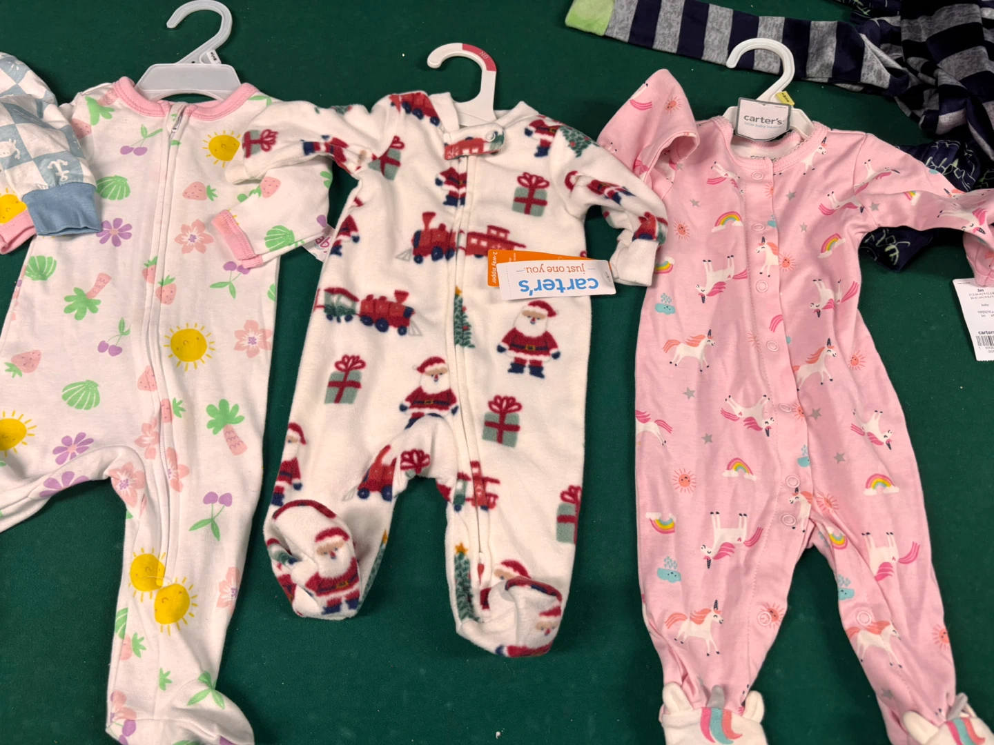 Carter's   Each $5 New born to 3M Baby Pajama Lot - photo 4