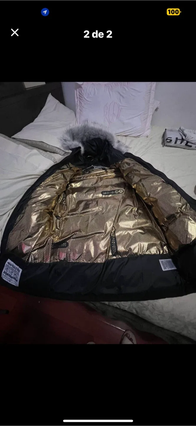 Columbia Black Winter Jacket with Fur Hood