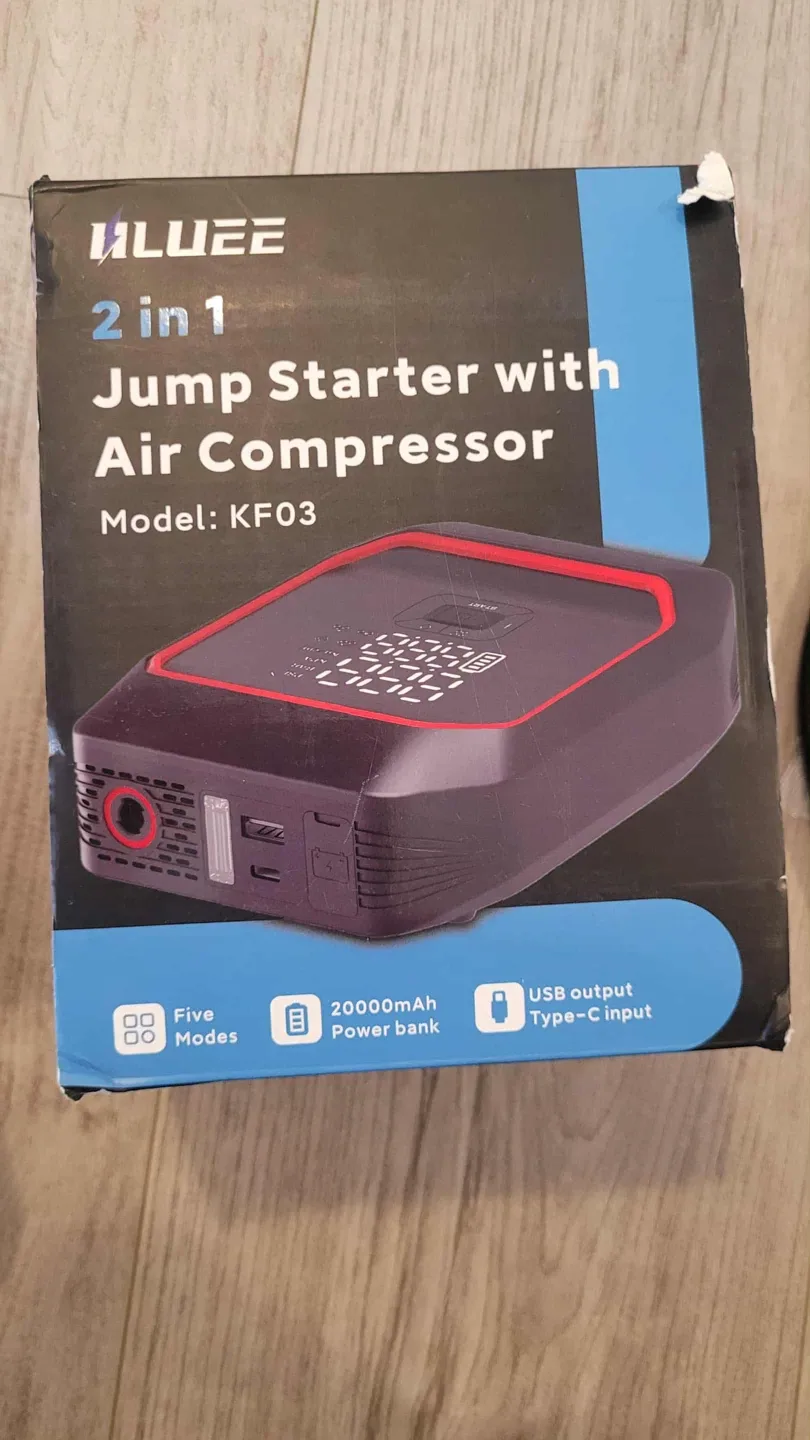 Powerful Air Compressor & Jump Starter image indicator(8)