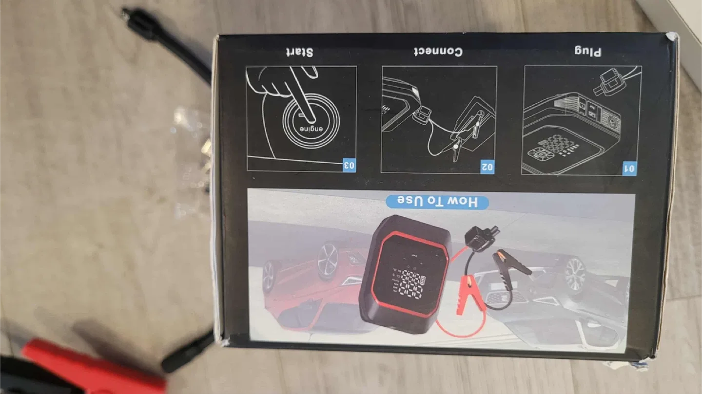 Powerful Air Compressor & Jump Starter image indicator(9)