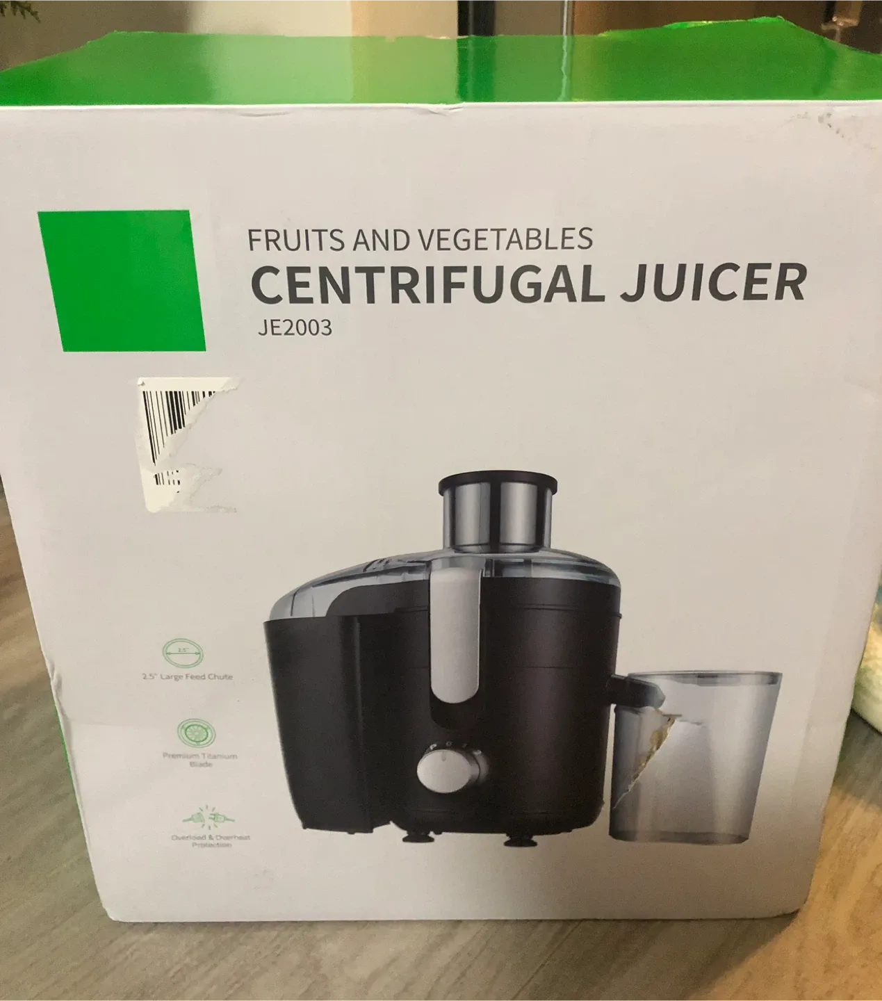 GDOR Centrifugal Juicer JE2003 image indicator(5)