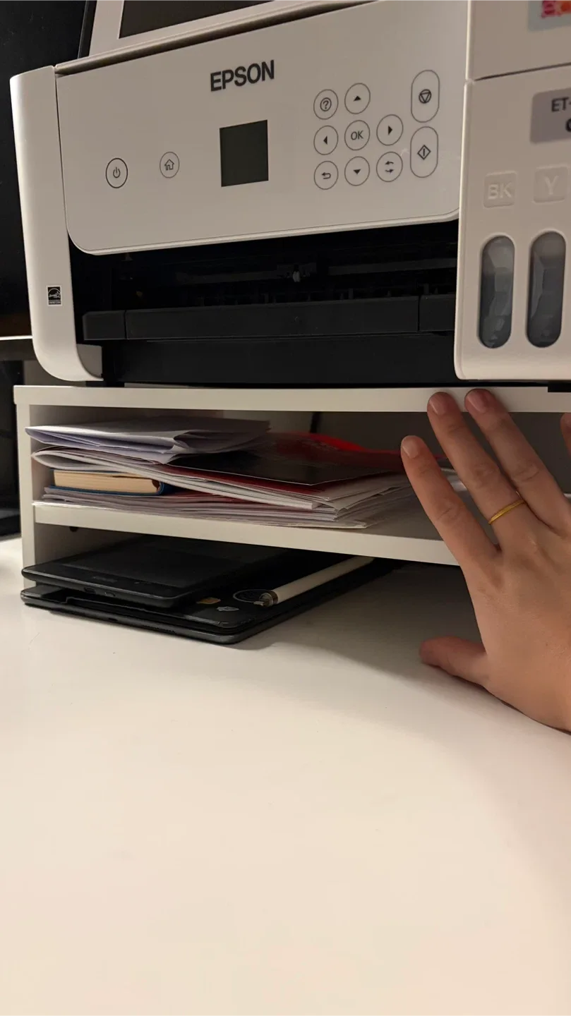 White Printer Stand/ Monitor Stand image indicator(2)