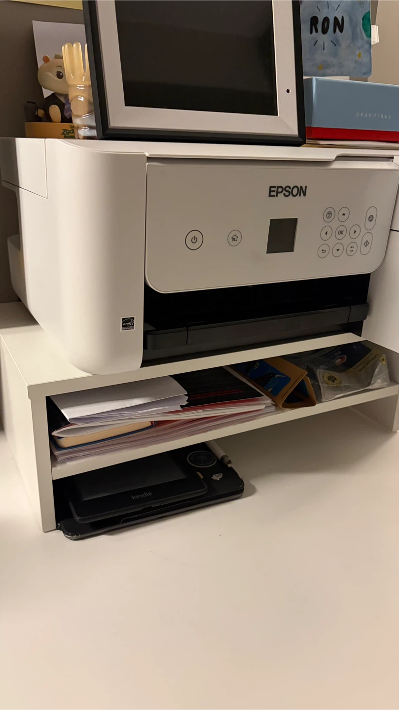 White Printer Stand/ Monitor Stand - photo 3