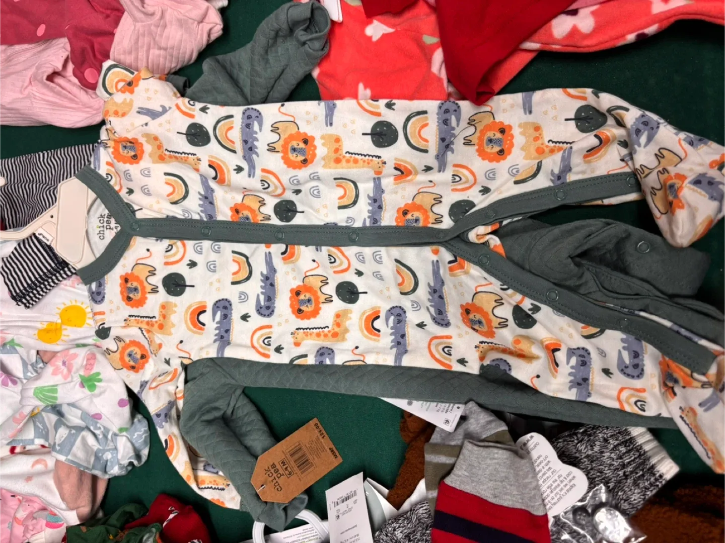 Each $5 Chick Pea 2-Pack Coveralls (6-9 Months) image indicator(10)