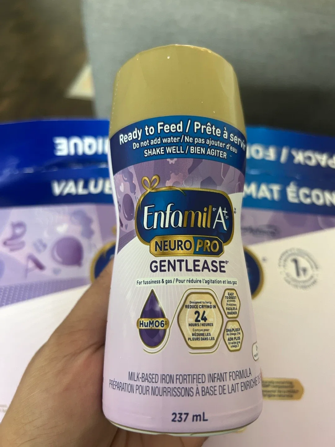Enfamil A+ NeuroPro Gentlease Ready to Feed Bottles image indicator(3)