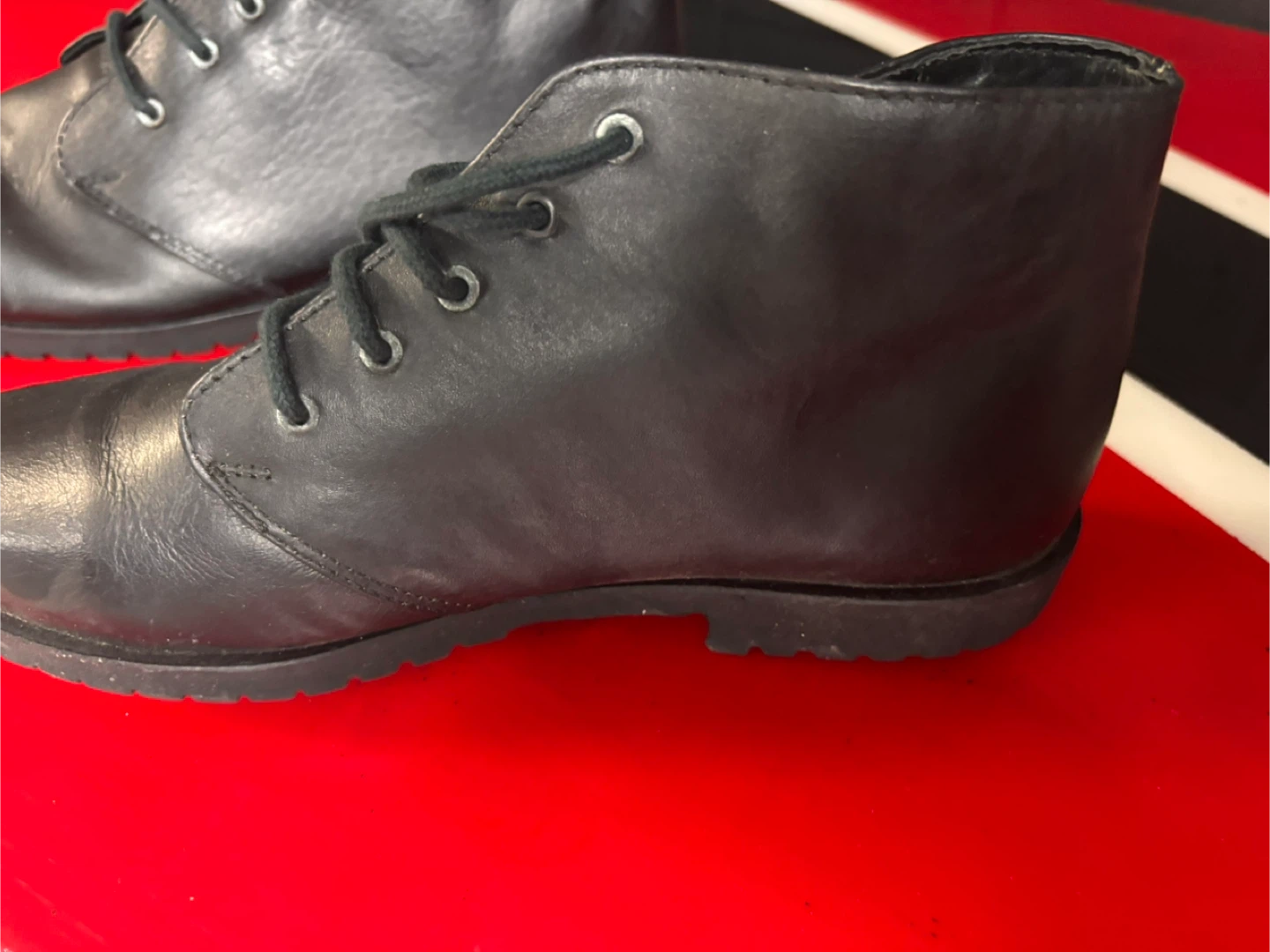 New Black Leather Ankle Boots - photo 5