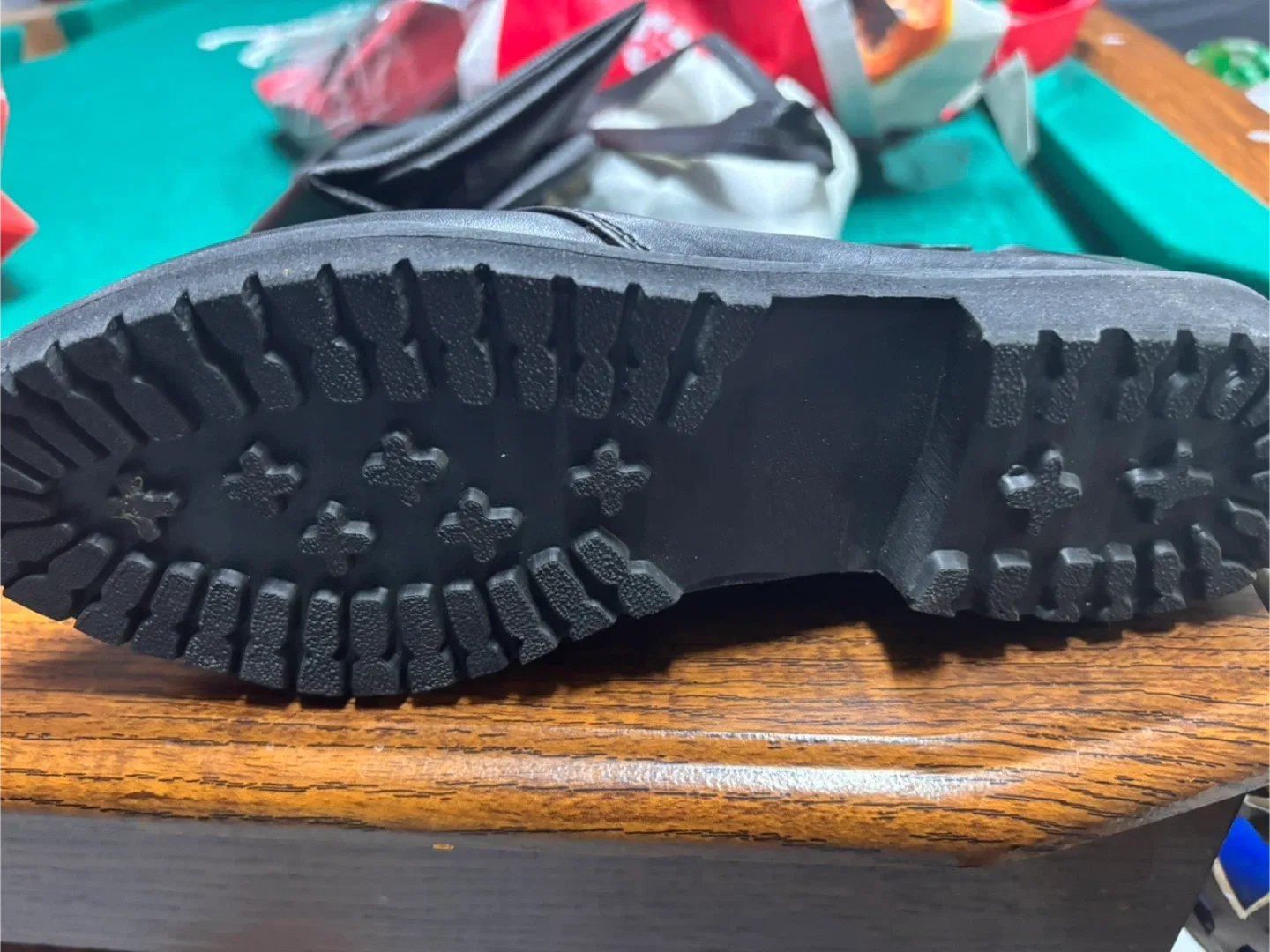 New Black Leather Ankle Boots image indicator(2)