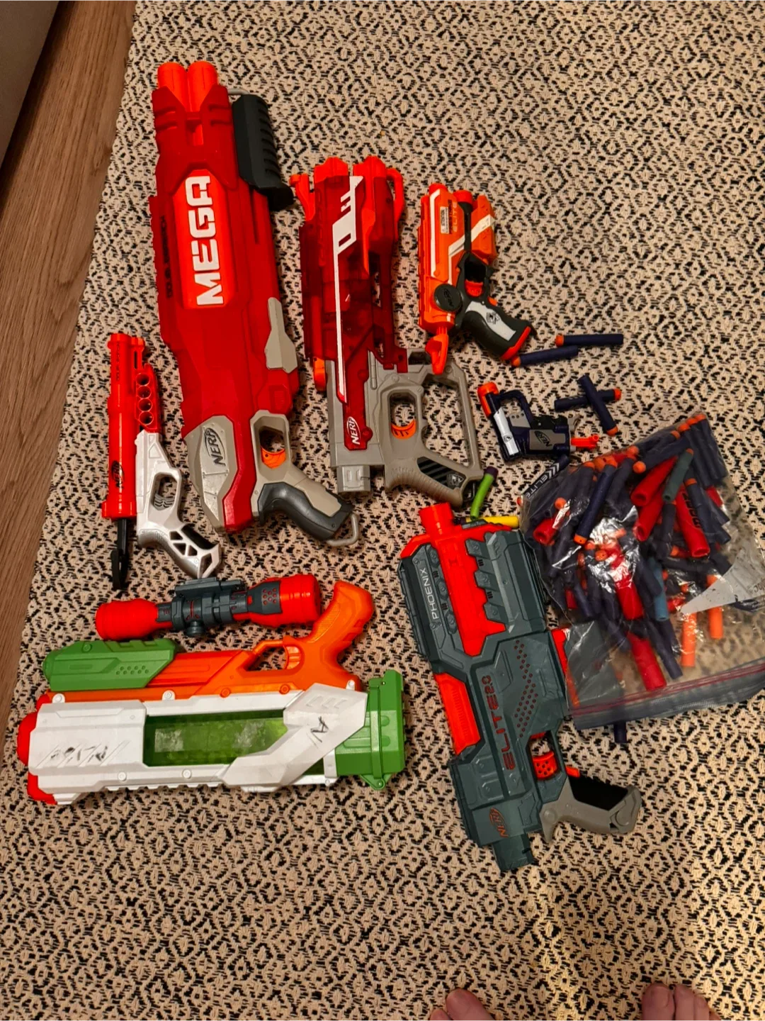 Nerf Guns Lot - Mega, Elite, and More!