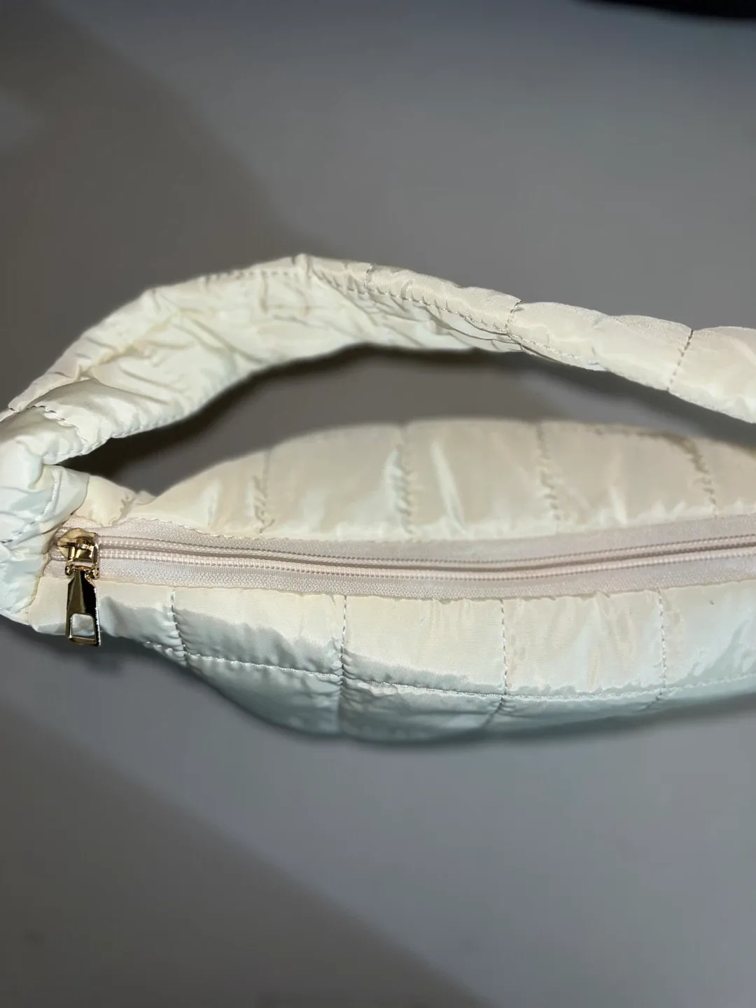 Quilted Shoulder Bag - Cream Colour image indicator(3)