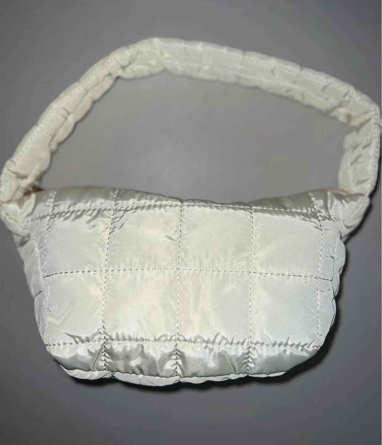Quilted Shoulder Bag - Cream Colour image indicator(2)