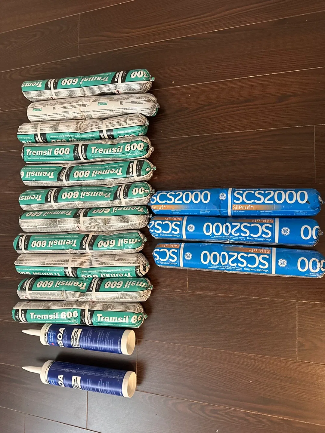 SCS2000, Tremsil 600, Sherwin Williams 950A Sealant