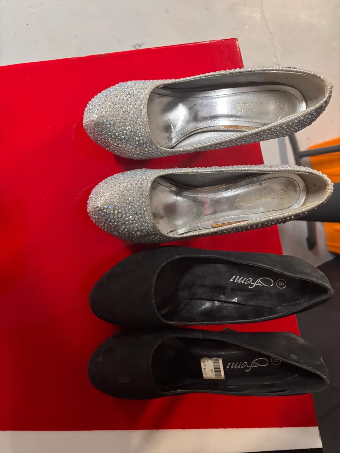 Heels - Size 8  both $15