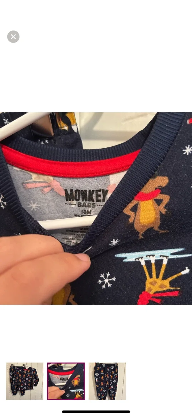 Monkey Bars 18M Pajama Set image indicator(2)