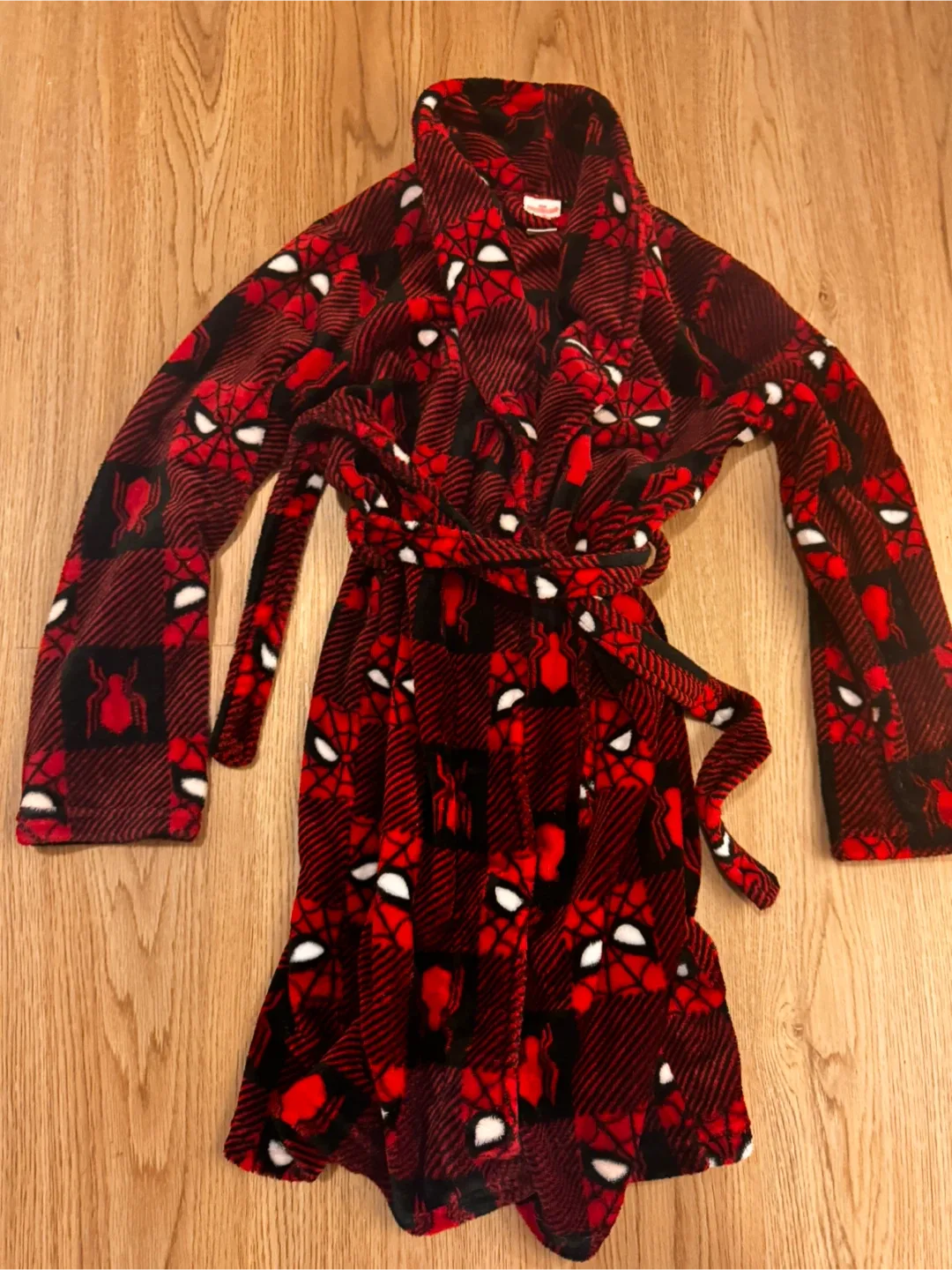 Marvel Spiderman Bath Robe youth Large