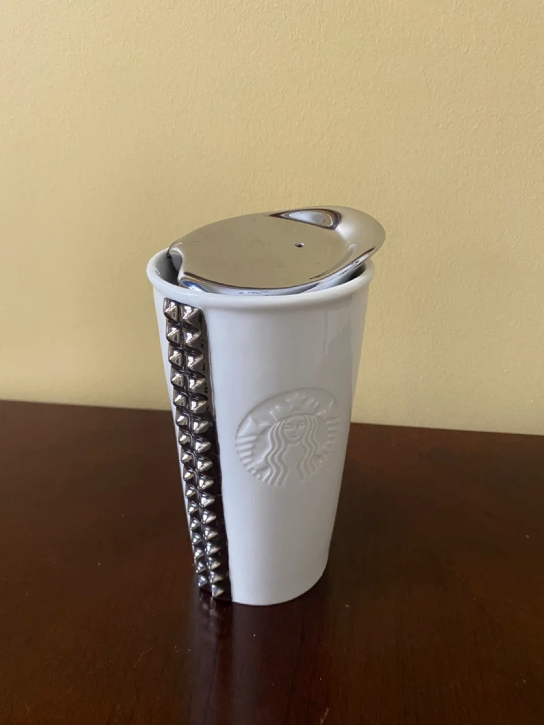 Starbucks White Studded Tumbler
