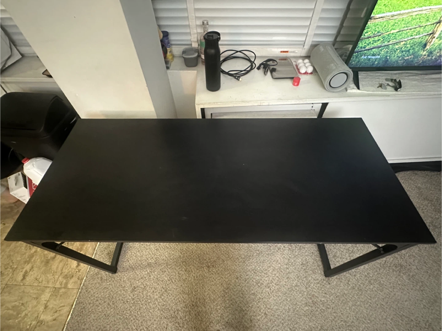 Wooden Desk Black - photo 2