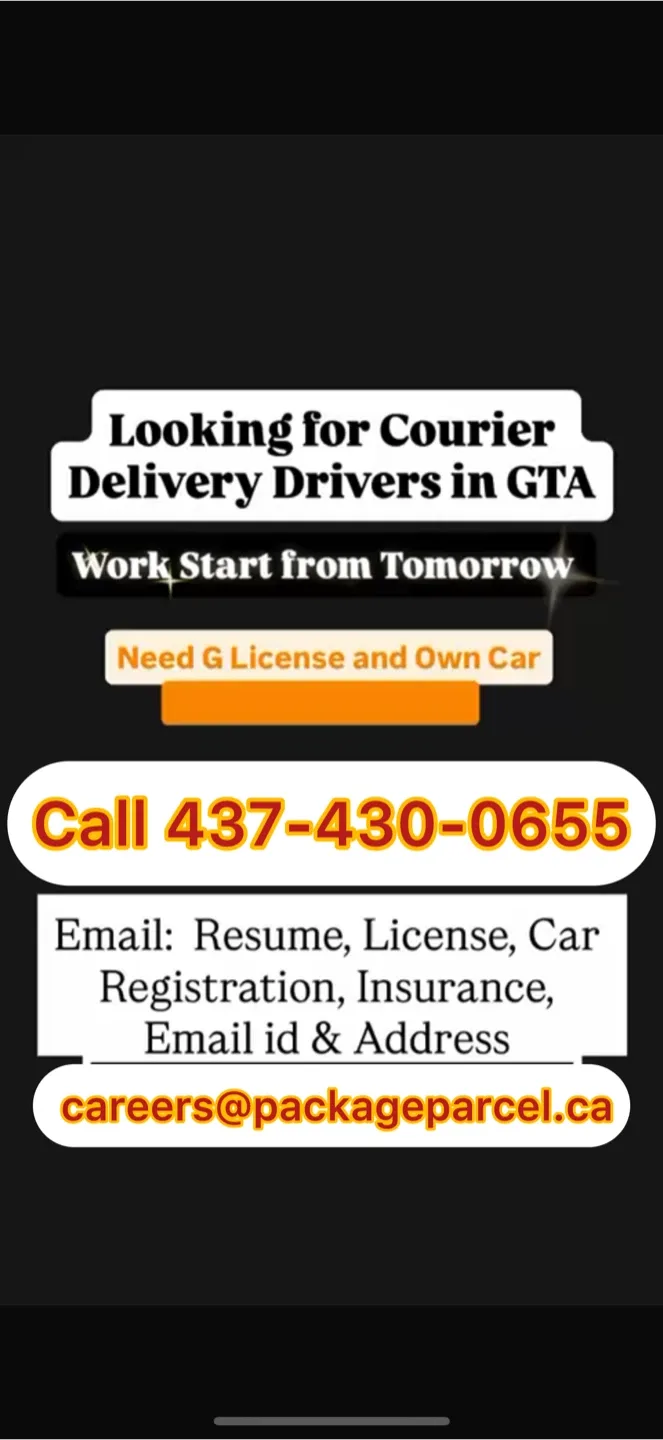 Looking for delivery drivers