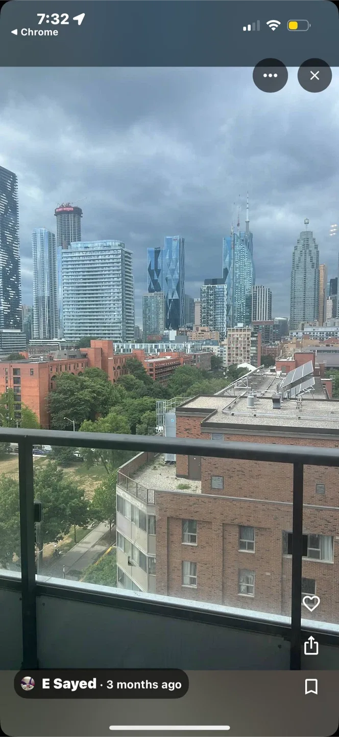 1 BHK Sublet in Downtown - Dec 20- Jan 20