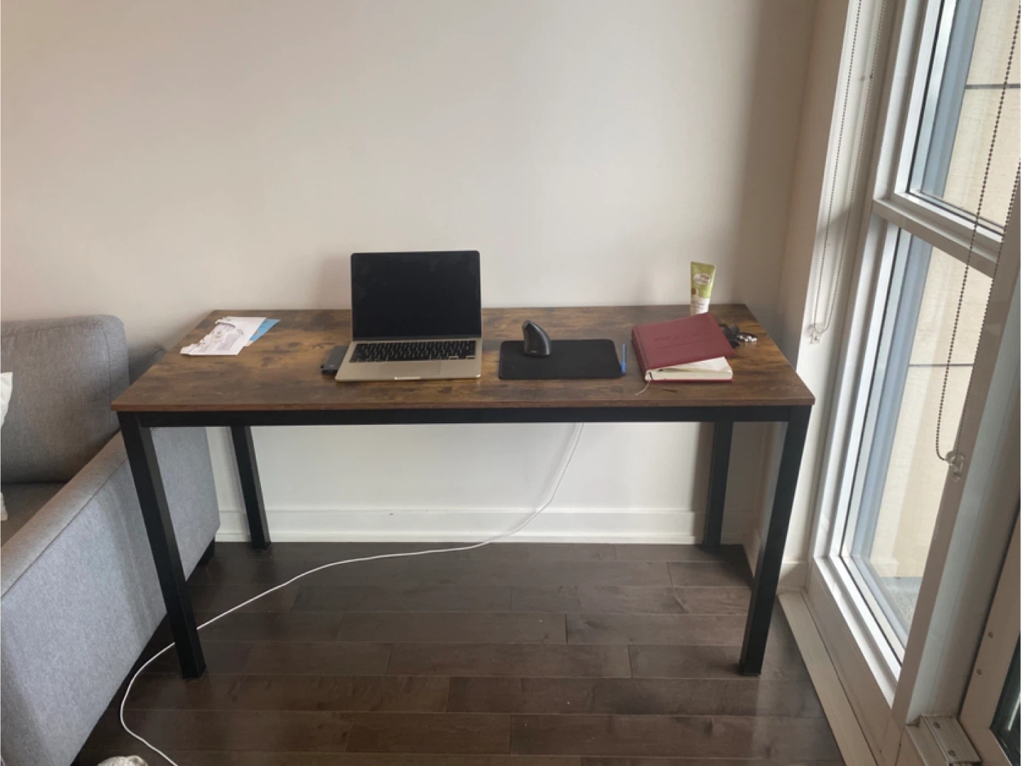 Rustic Brown Computer Desk