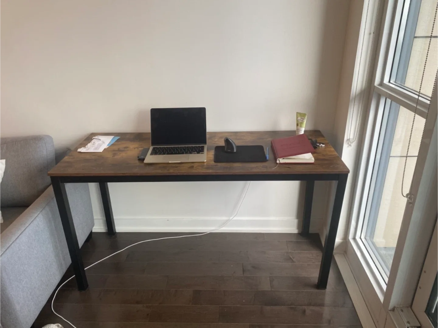 Rustic Brown Computer Desk