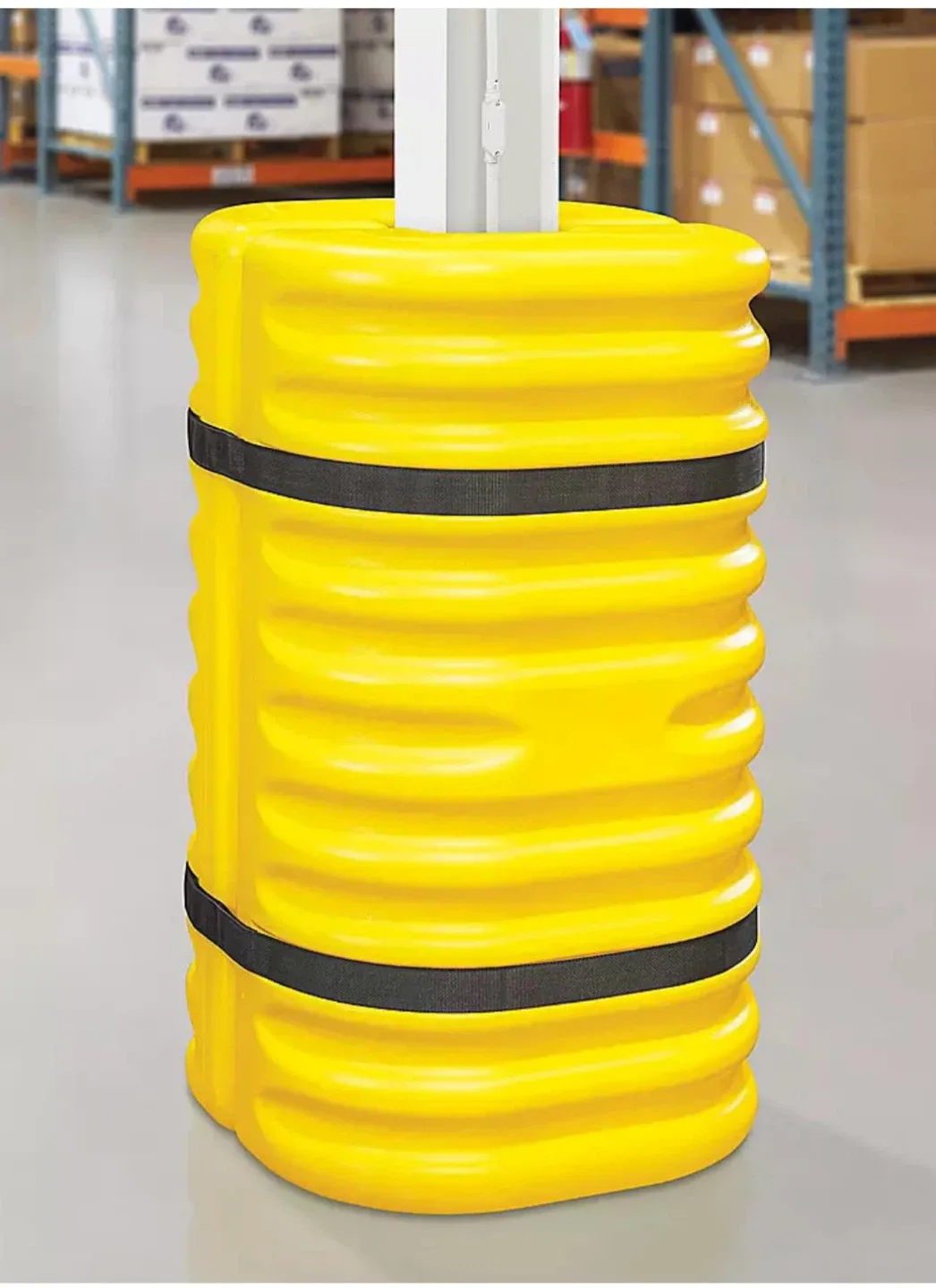 Yellow Column Protector - 6" Square - 6 quantity available