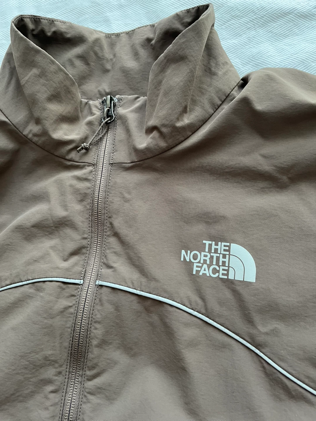 North Face Windbreaker/Rain Jacket Taupe Men’s Size Large - photo 3