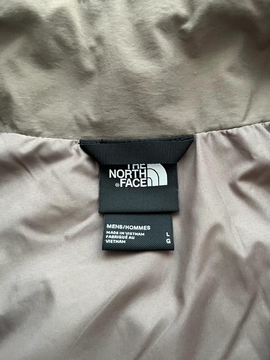 North Face Windbreaker/Rain Jacket Taupe Men’s Size Large - photo 2