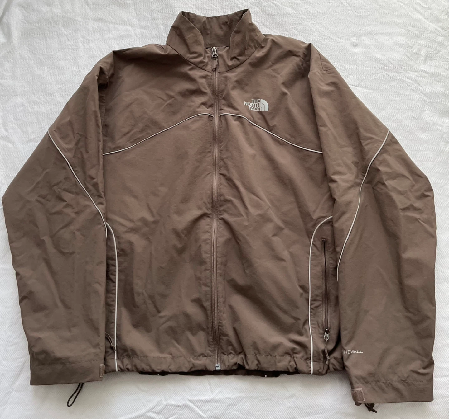 North Face Windbreaker/Rain Jacket Taupe Men’s Size Large