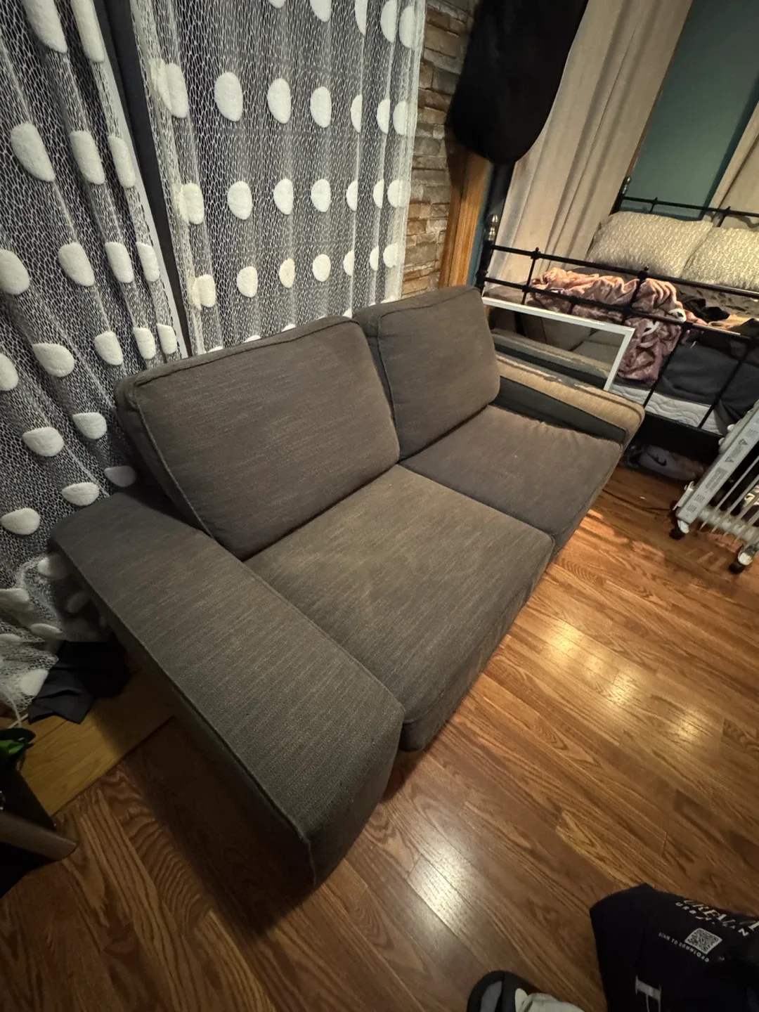 IKEA - Grey Loveseat Sofa image indicator(5)