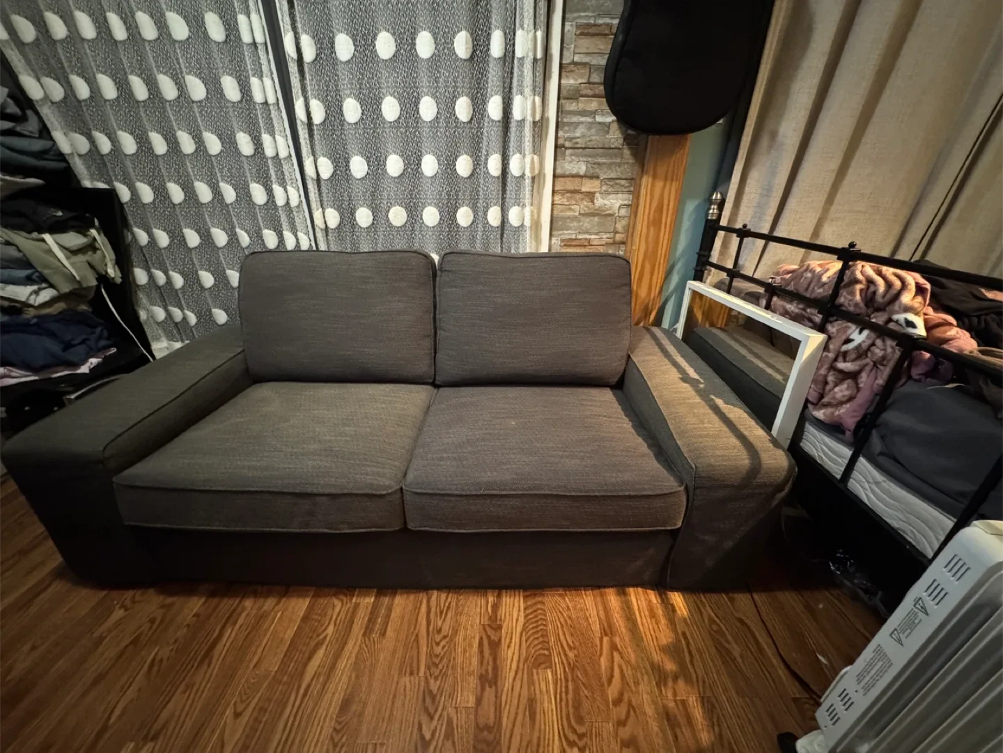 IKEA - Grey Loveseat Sofa image indicator(2)