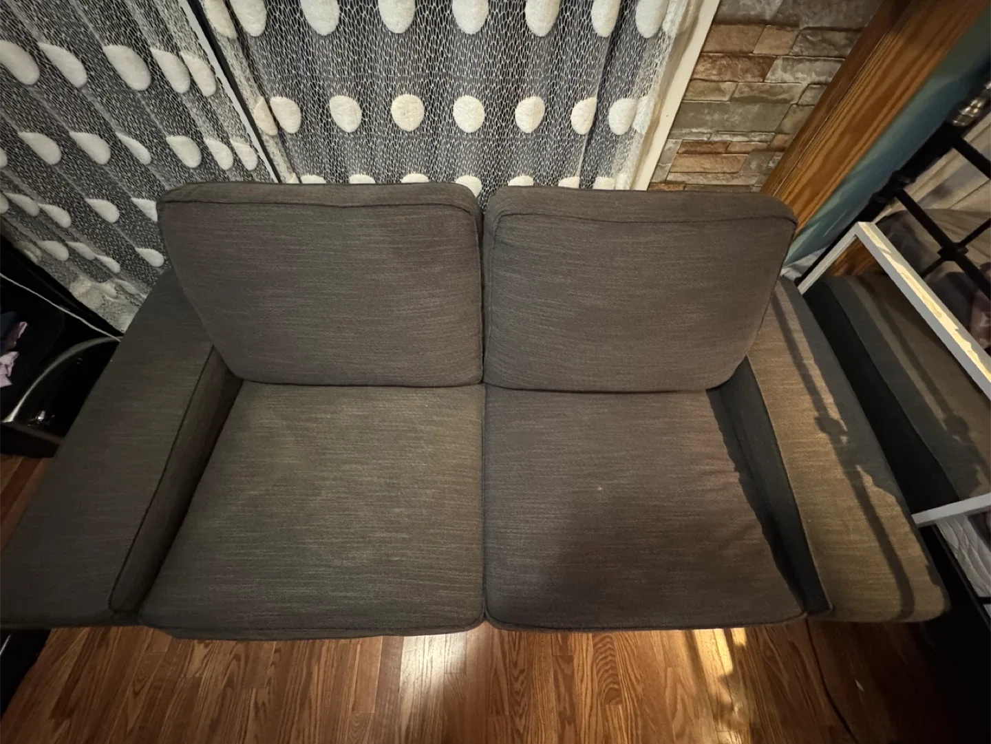 IKEA - Grey Loveseat Sofa image indicator(4)