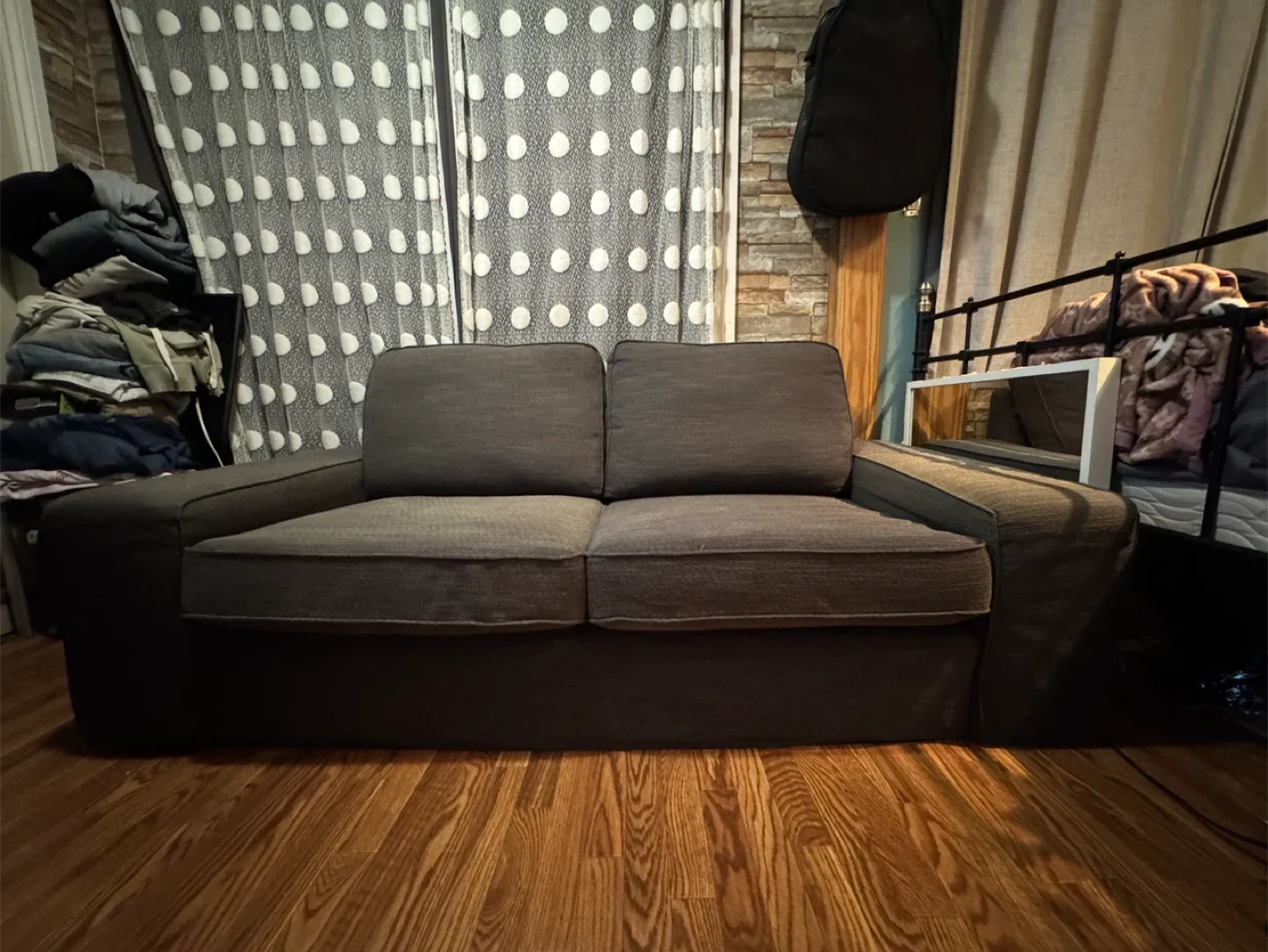 IKEA - Grey Loveseat Sofa