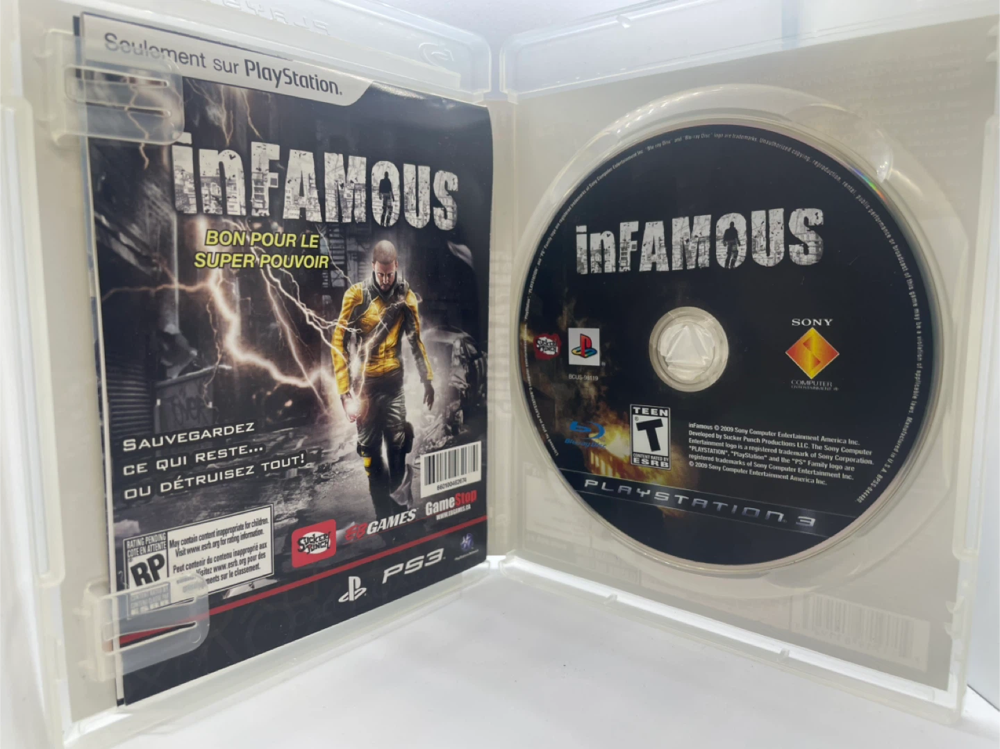 Infamous 1 & 2 PS3 Games - photo 3